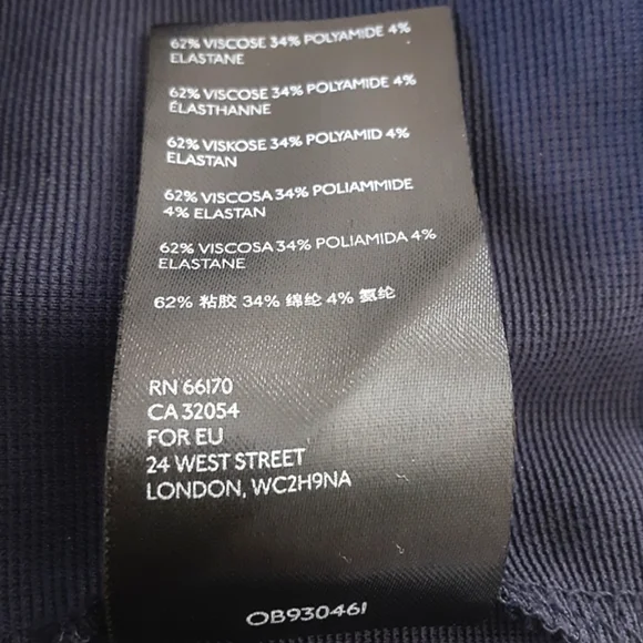 ANTHROPOLOGIE MAEVE NAVY HI-WAIST MINI SKIRT SZ S - Picture 8 of 8